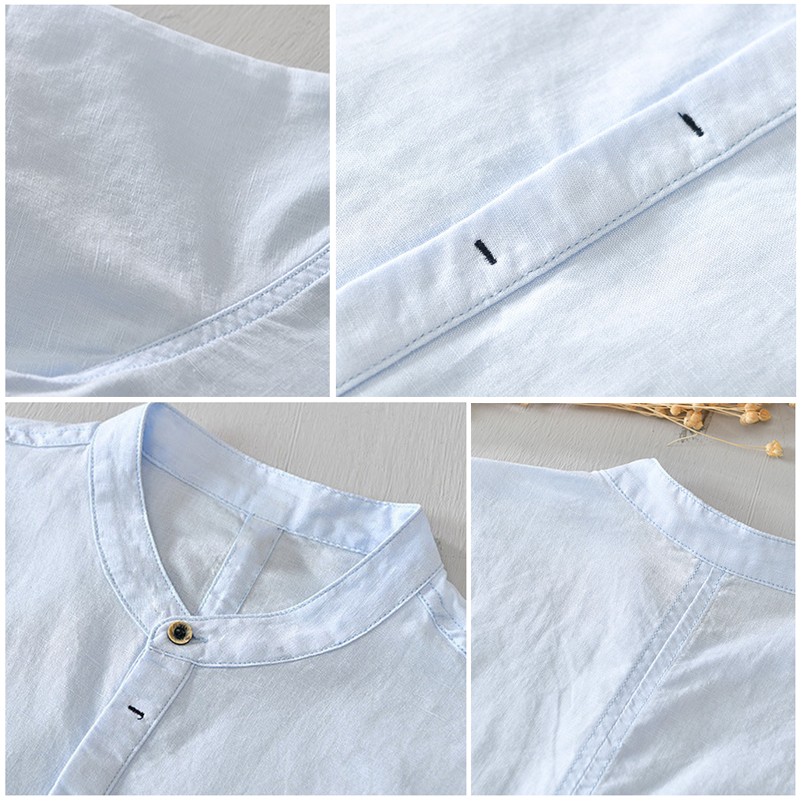 New arrivals: Men's breathable long-sleeve shirt, lightweight & relaxed fit for summer.