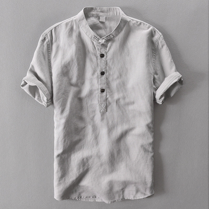 Fashionable men's short sleeve summer shirt, great for casual wear, beach, or a warm weather vacation.