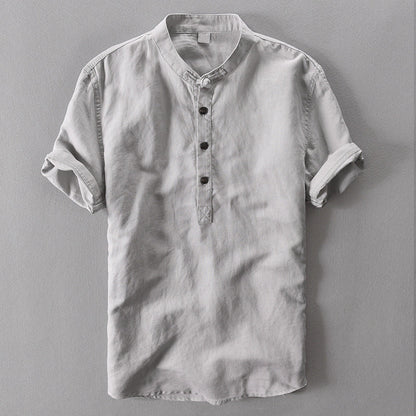Fashionable men's short sleeve summer shirt, great for casual wear, beach, or a warm weather vacation.