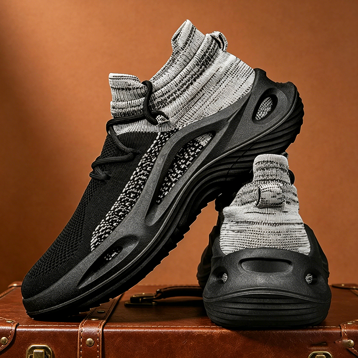 Casual men's lightweight sneakers, breathable and comfortable, perfect for city exploration.