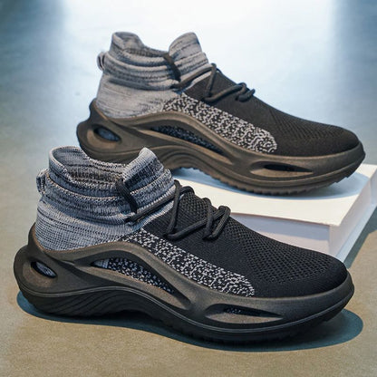 Athletic men's breathable sneakers, lightweight and comfortable for a modern urban look.