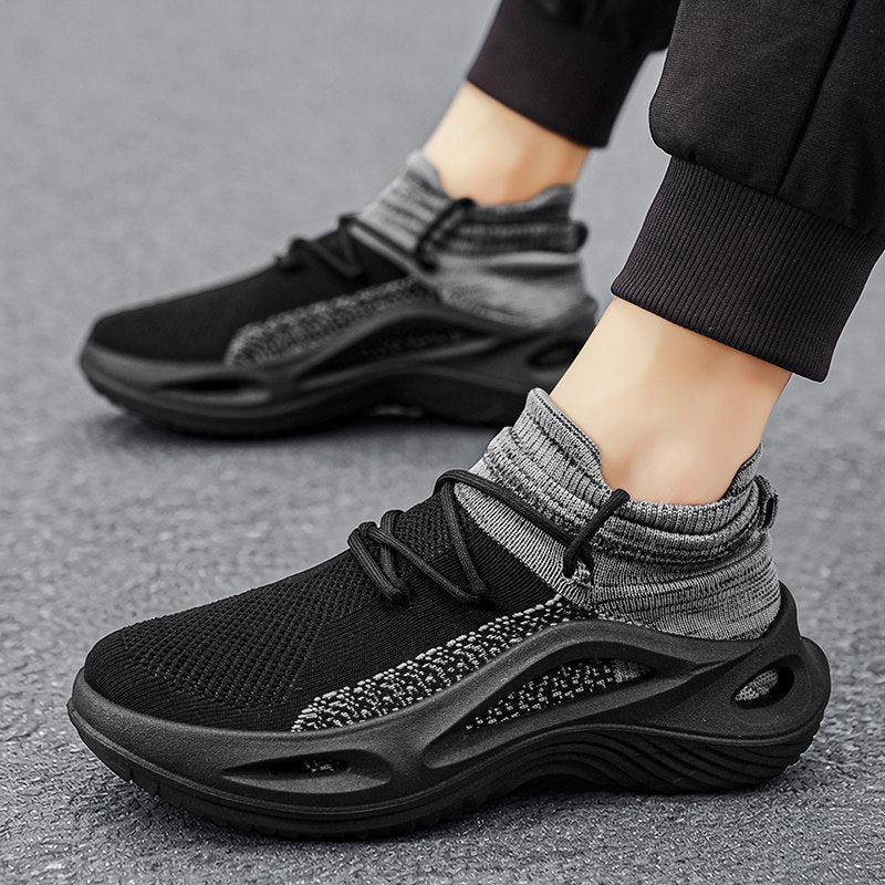 Men's contemporary casual footwear, breathable, cushioned, perfect street style sneakers.