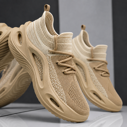 Men's contemporary street style sneakers, breathable and cushioned for active comfort.