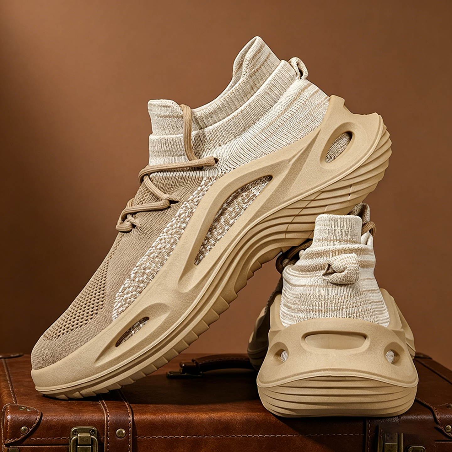 Breathable men's casual footwear, lightweight athletic sneakers for modern comfort.