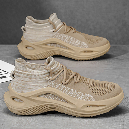 Men's performance street shoes, breathable mesh & cushioned sole for ultimate comfort.