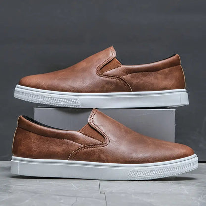 Versatile men's Brock loafers, perfect slip-on dress shoes for both formal events and comfortable everyday wear.