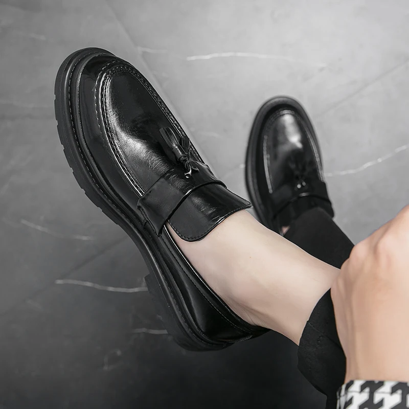 Everyday men's tassel loafers, easy slip-on comfort for walking and general style.