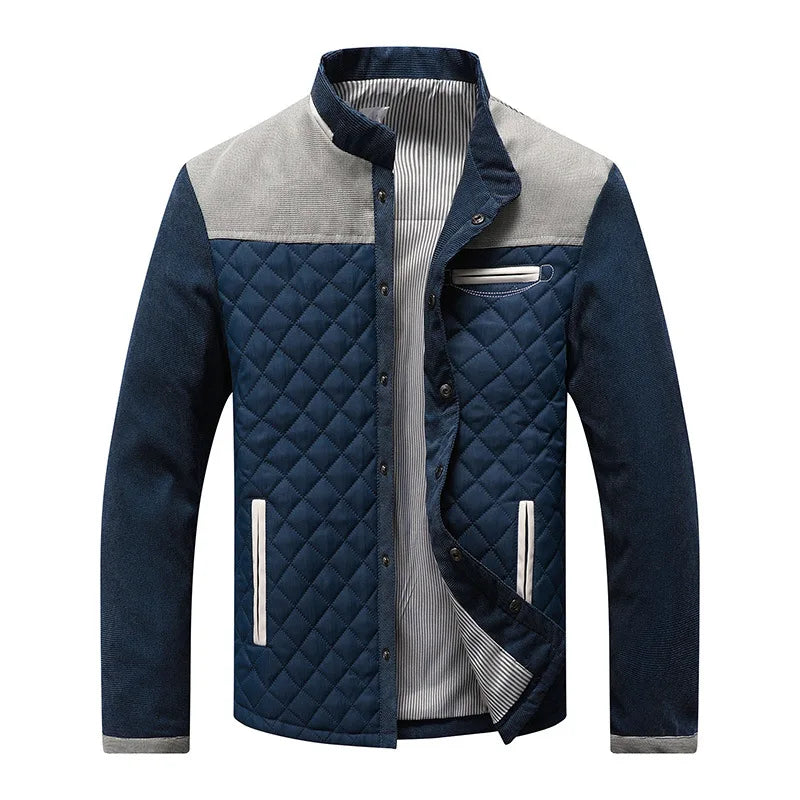 Cozy Men's Bryndon brown winter coat, a stylish and warm everyday outerwear piece for cold weather.