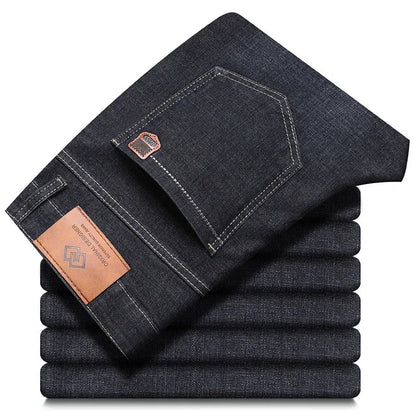 Tailored blue men's Cadence stretch denim jeans, perfect for casual fashion.