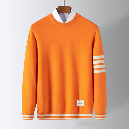 Elegant men's Camden sweater, a classic comfort top for fall outfits, winter style & men's fashion.