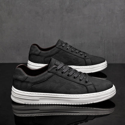 Sleek black Men's Canyon Everyday Sneakers, durable casual footwear for men.