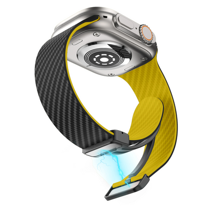Carbon fiber sport watch strap for men, rugged yet stylish accessory.