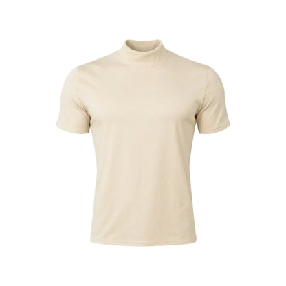 Plain men's Caston Slim Fit T-shirt, short sleeve. Modern comfort, everyday versatile casual wear.