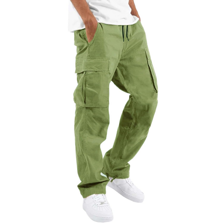 Relaxed fit men's athletic joggers, straight leg, perfect for active lifestyles & comfortable everyday wear.