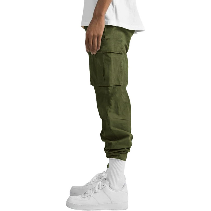Men's comfortable cargo joggers, Vincent, combining utility & modern style for active or casual fashion.