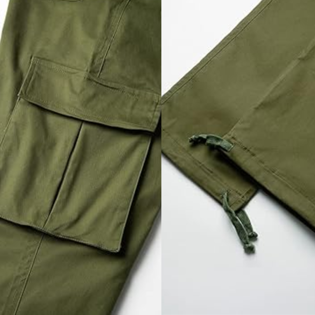 Men's everyday activewear pants, Vincent, with a comfortable loose fit cargo jogger style for modern men.