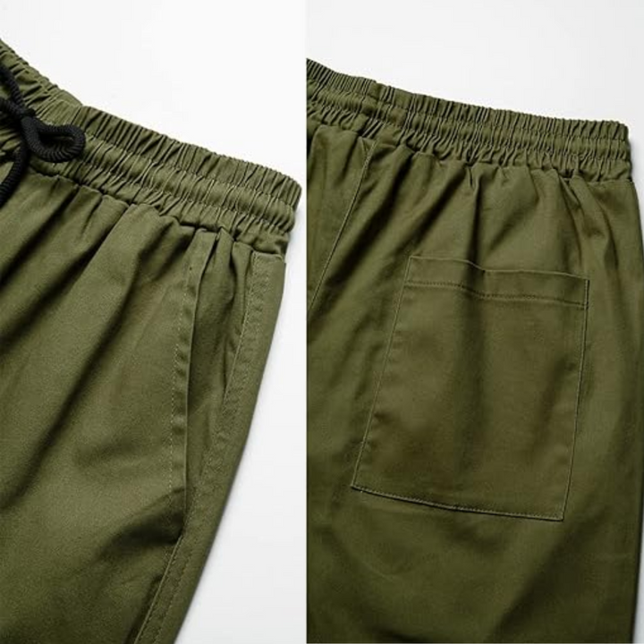 Ultimate comfort men's straight leg cargo joggers, Vincent, perfect for casual wear & active men's fashion.