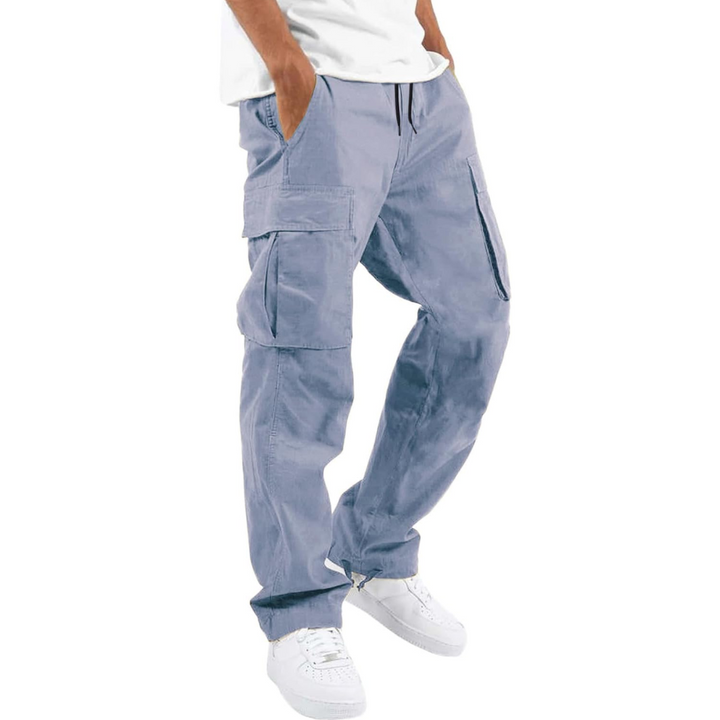 Loose fit men's cargo joggers, Vincent, designed for maximum comfort & versatile casual wear.