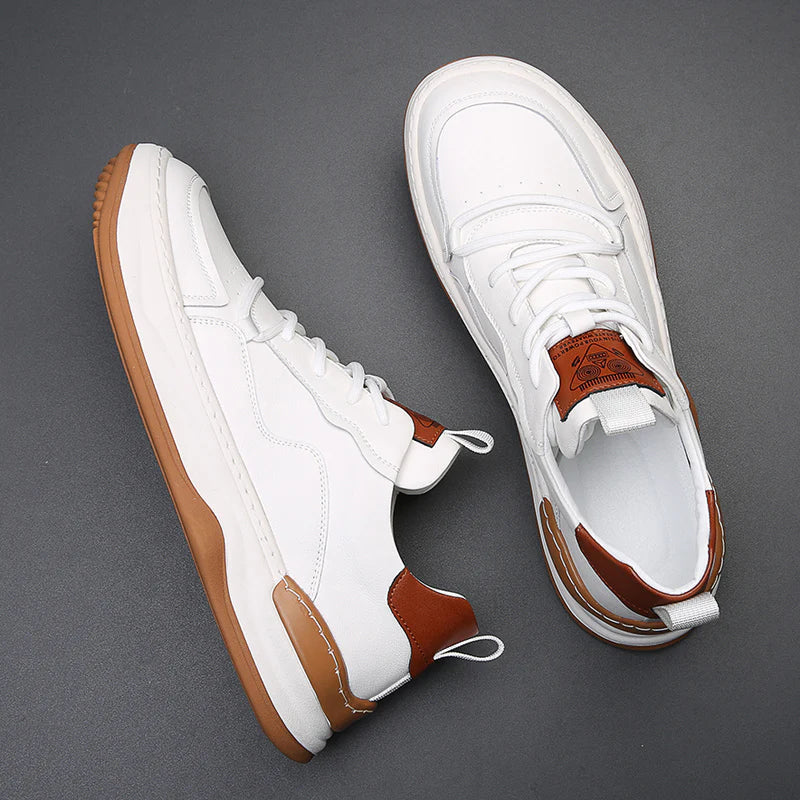 Modern design men's comfort sneakers, casual footwear for premium everyday wear.