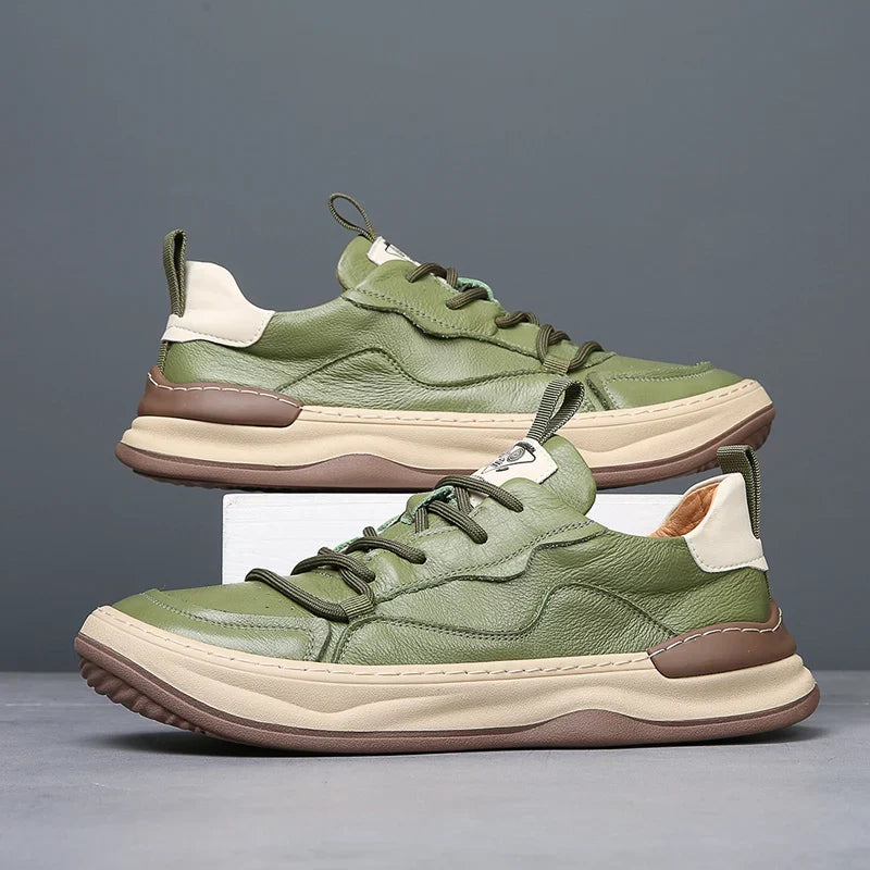Premium men's casual shoes, modern design comfort sneakers for versatile wear.