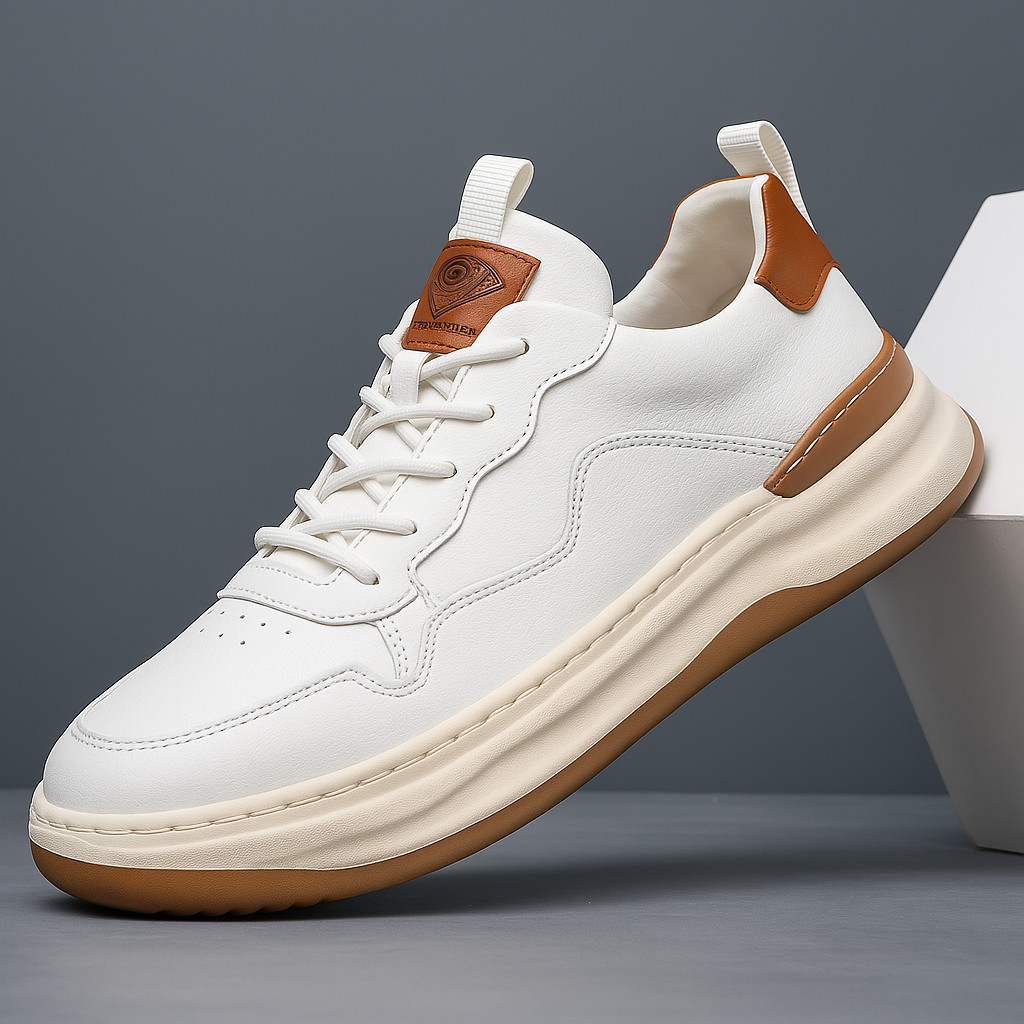 Cushioned men's comfort shoes, ideal for all-day casual everyday wear.