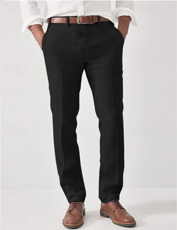 Stylish men's bohemian harem pants, elastic waist for ultimate casual comfort & relaxed summer style.