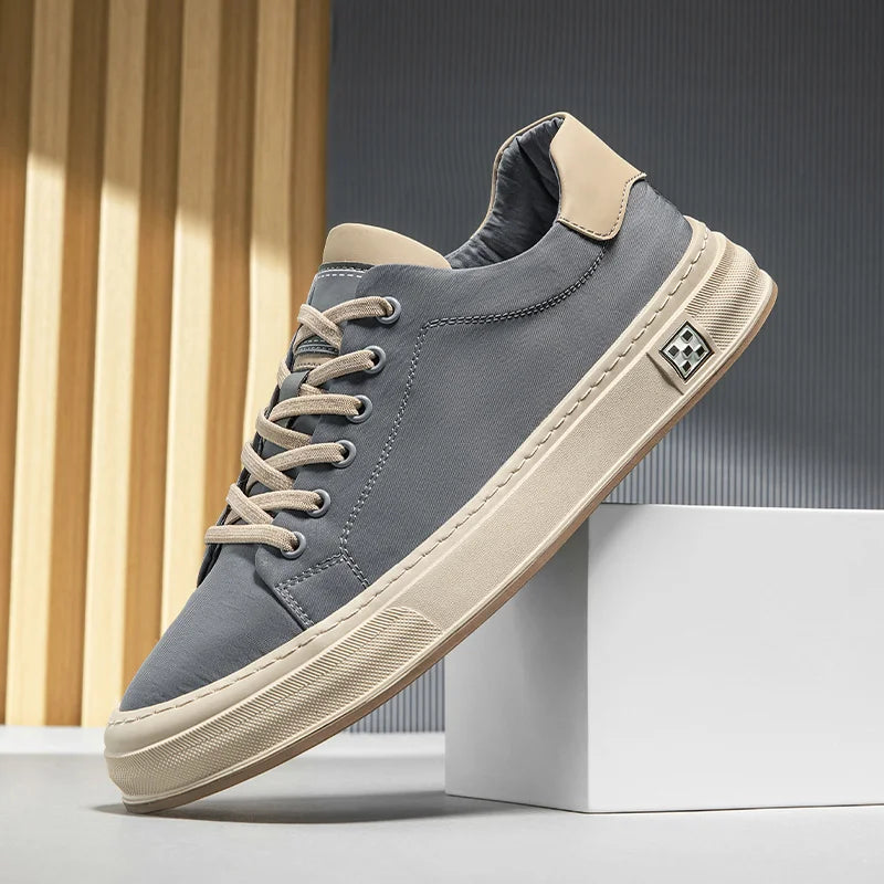 Men's casual lightweight sneakers in blue, perfect for everyday walking & comfortable wear.