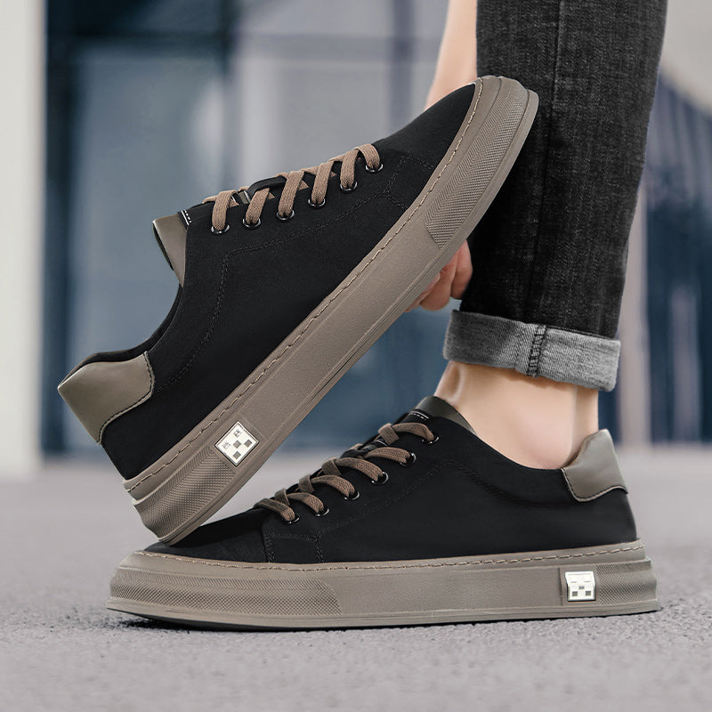 Blue men's everyday walking shoes, lightweight design for superior casual comfort.
