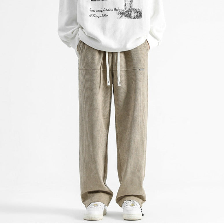 Men's casual drawstring Malibu pants, relaxed fit for ultimate comfort & versatile everyday style.