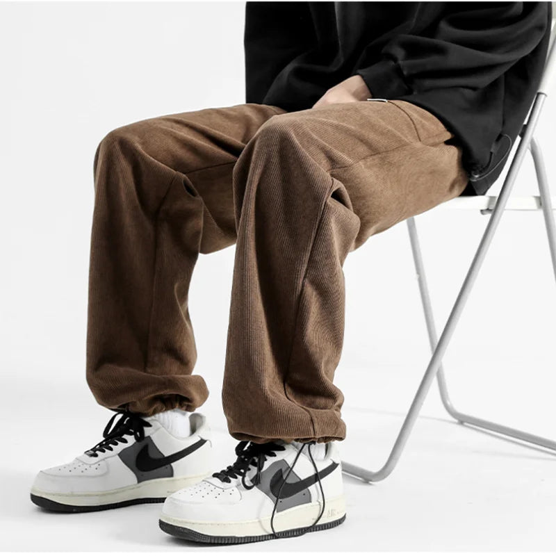 Men's drawstring Malibu pants, relaxed fit for casual comfort & versatile style.