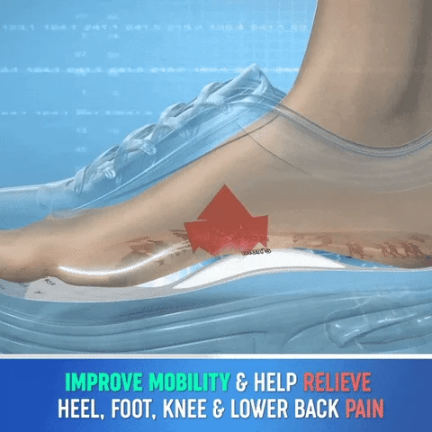 Men's casual shoes for pain relief, offering arch support, non-slip safety, and breathable comfort.