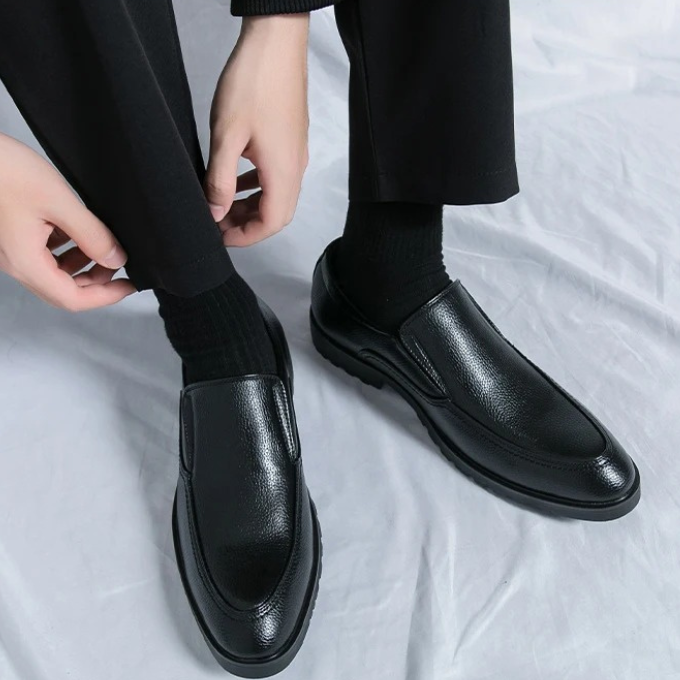 Men's stylish slip-on loafers, designed for comfort and ease, perfect casual footwear.