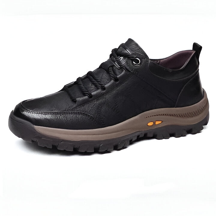 Men's breathable casual slip-on shoes with arch support, non-slip sole, and orthotic comfort for daily walking.