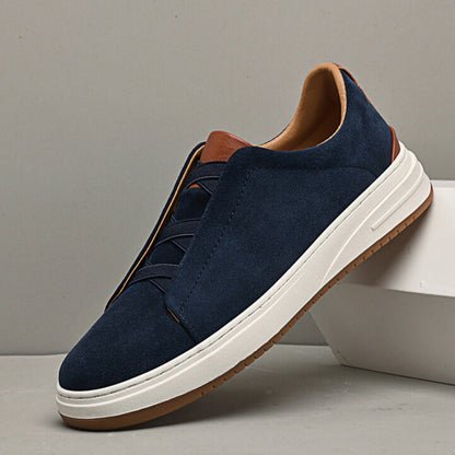 Comfortable men's slip-on shoes with a breathable design, great for everyday activities.
