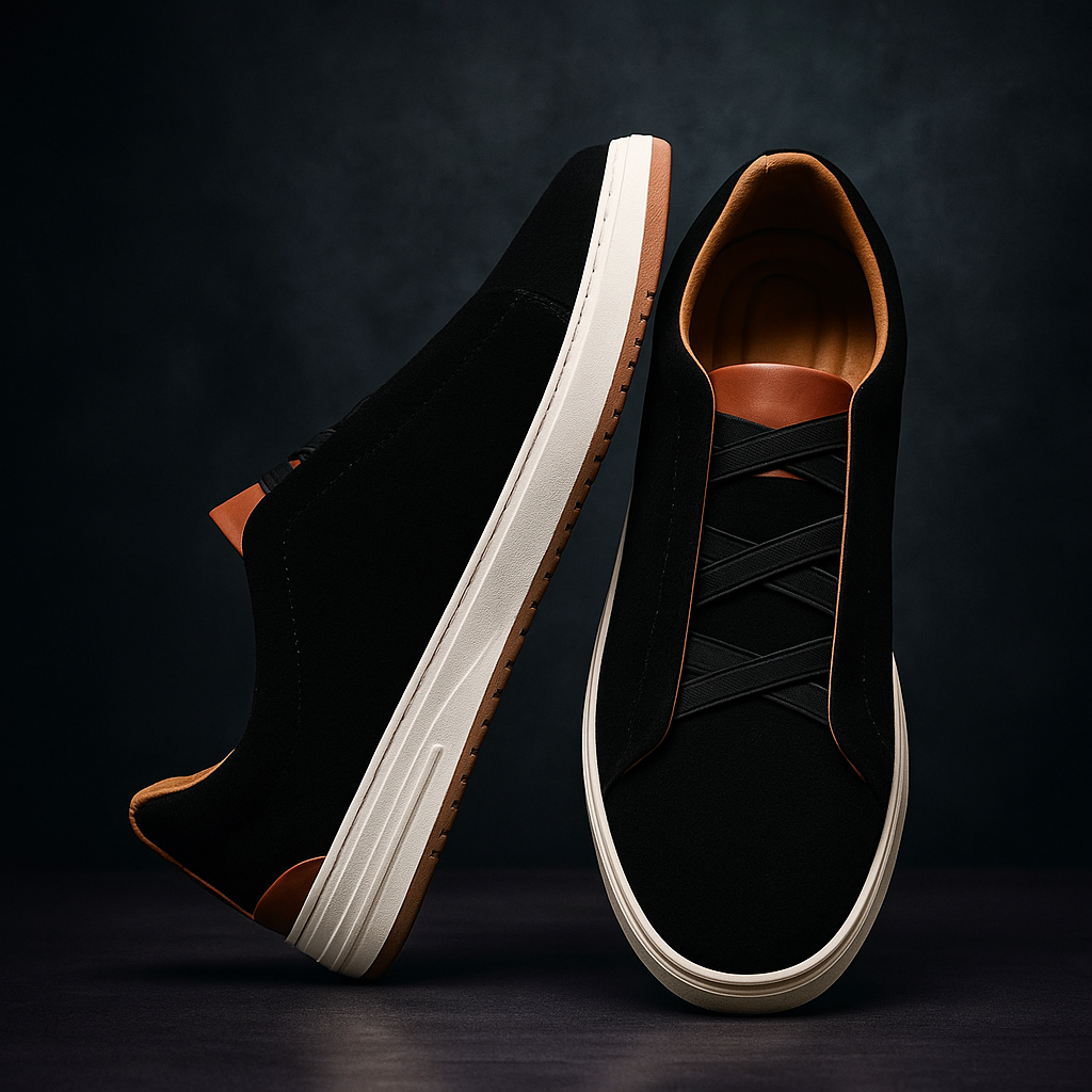 Stylish men's slip-on sneakers for a relaxed look, offering ultimate everyday comfort.