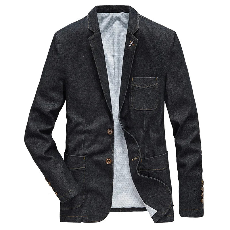 Men's casual tailored jacket with a modern fit, perfect for versatile everyday wear and stylish fashion.