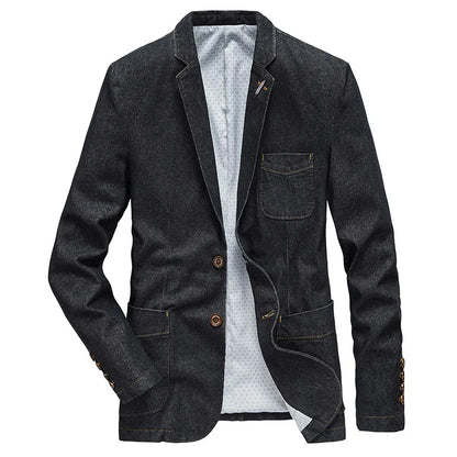 Men's casual tailored jacket with a modern fit, perfect for versatile everyday wear and stylish fashion.