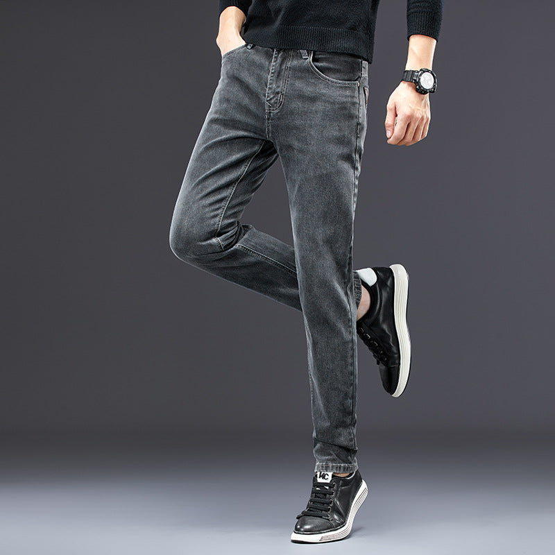 Full view of Cavell classic fit men's jeans, demonstrating their stylish and comfortable everyday look.