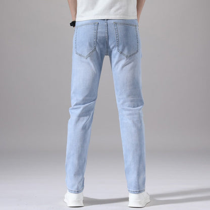 Men's casual blue jeans, Cavell comfort fit with a classic straight leg. Relaxed pants for everyday style.