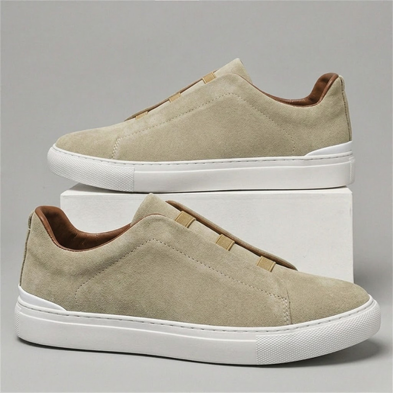 Men's fashion sneakers: Chelsea inspired slip-ons for a modern, comfortable lifestyle.