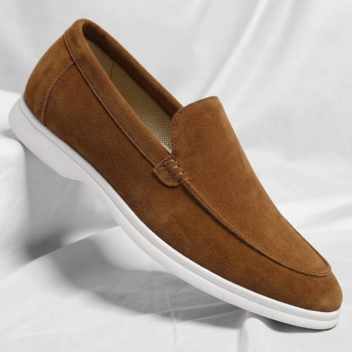 Premium men's Chester loafers, sleek slip-on dress shoes with a comfortable design for classic mens style.