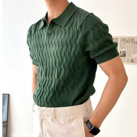 Men's Classic Almero Polo Shirt, short sleeve, comfort fit, ideal for casual wear & everyday style.
