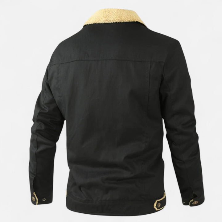 Stylish men's aviator bomber jacket, ideal casual outerwear for autumn & winter.