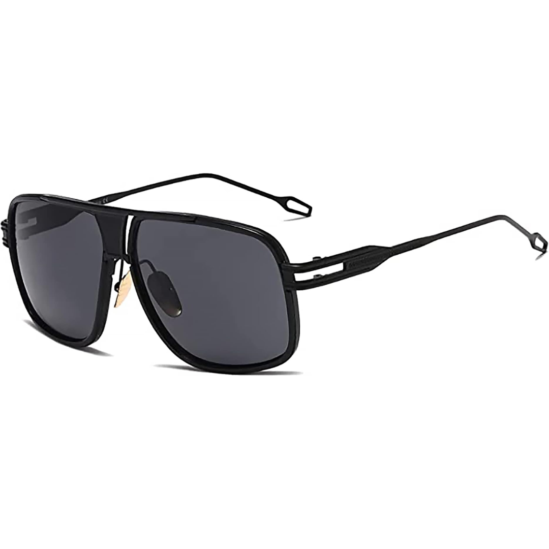 Fashionable men's aviator sunglasses, a key accessory for UV protection and elevating any classic style.