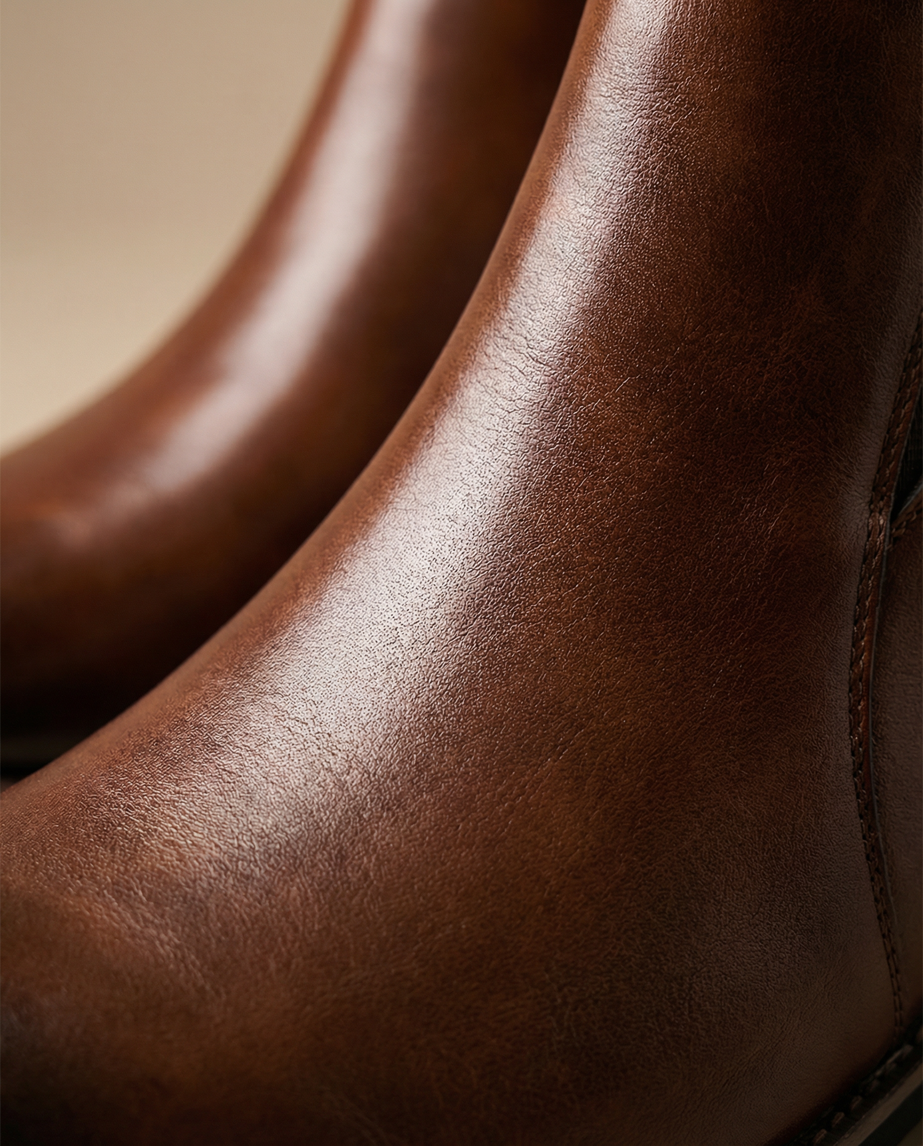 Sleek men's classic leather Chelsea boots, side-zip detail, timeless design for smart casual & formal outfits.