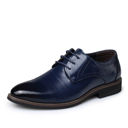 Premium quality men's black leather Oxford shoes, sophisticated and comfortable for formal events.