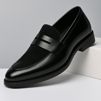 Sophisticated men's penny loafers with timeless design. Comfortable slip-on shoes for casual, professional & everyday wear.