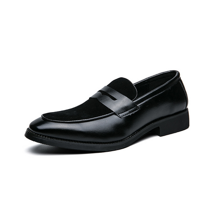 Timeless men's penny loafers, built for comfort & style. Durable slip-on dress shoes for professional & casual versatility.