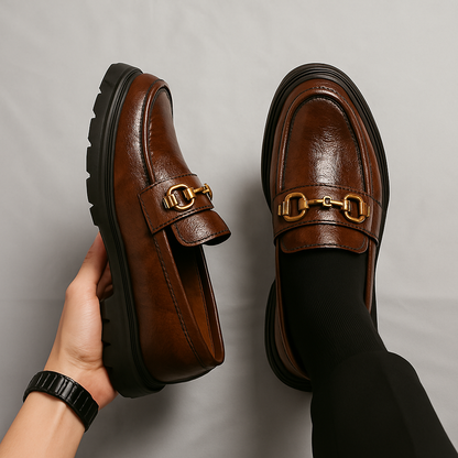 Men's classic slip-on shoes, comfortable and elegant for any occasion.