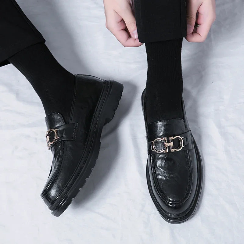 Men's stylish slip-on loafers, comfortable and perfect for office or events.